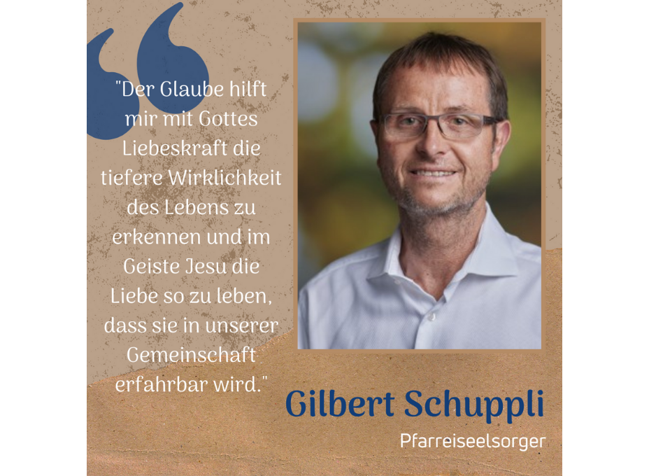 Portrait Schuppli Gilbert News Homepage